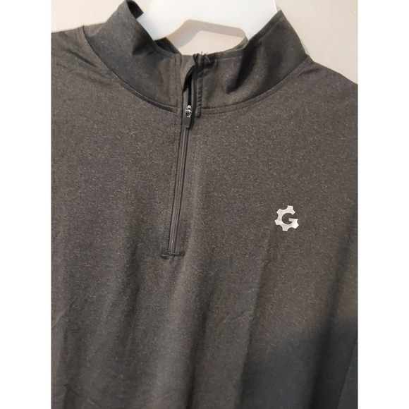 NWOT-Men's JumGear 1/4 Zip Pullover‎ Size XL Dark Gray - Picture 3 of 4